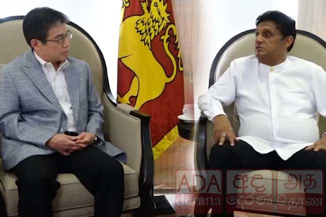  Sajith urges Japan to resume halted development projects in SL