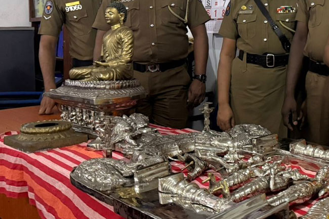 Two monks and hotel owner arrested for stealing ancient Buddha statue