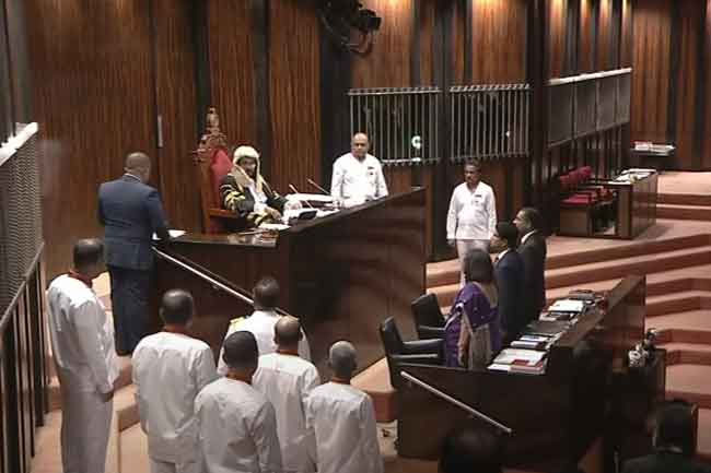 SLMCs National List MP takes oath