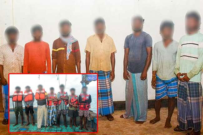 14 Indian fishermen arrested for poaching in Sri Lankan waters