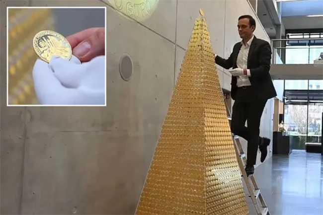 Worlds most expensive Christmas tree unveiled in Germany