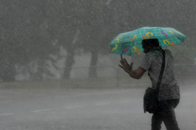 Fairly heavy showers expected in parts of the island