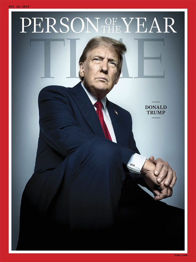 Trump named Times Person of the Year for second time