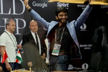 Indian teen becomes youngest world chess champion