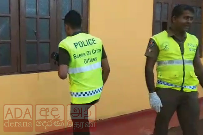 Shots fired at drug traffickers house in Homagama