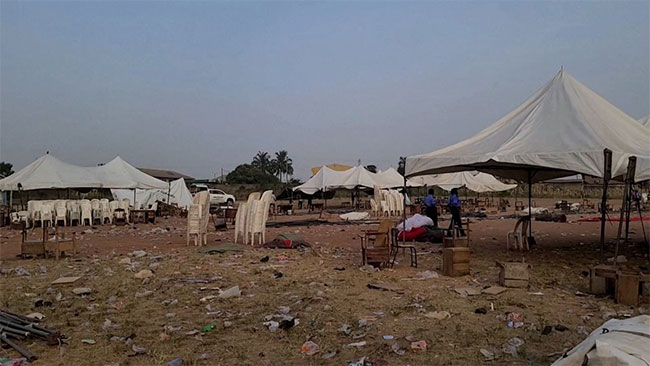 Crowd crush kills 35 children at funfair in Nigeria, police say