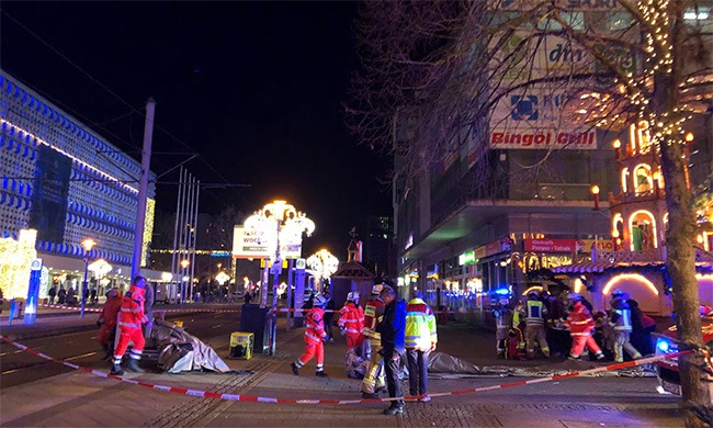 Two dead, dozens injured in car attack on German Christmas market