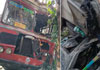 5 injured as bus topples off road in Kadugannawa