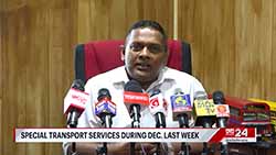 Special public transport services for festive season from today onwards (English)