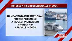 Hambantota Port sees modest increase in cruise ship arrivals in 2024 (English)