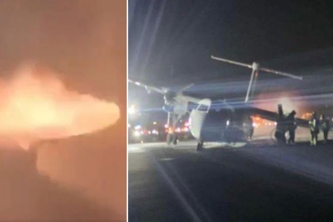 Air Canada plane catches fire on landing hours after South Korea crash; airport shut