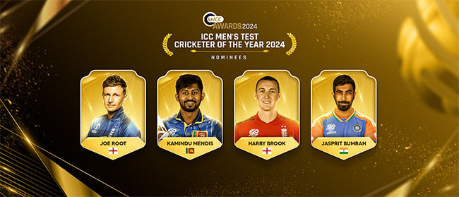 Kamindu Mendis among nominees for ICC Mens Test Cricketer of the Year