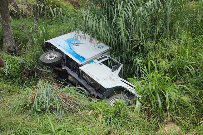 Five from same family injured in road accident at Maskeliya