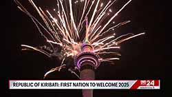 Kiribati becomes first country to enter New Year 2025 (English)