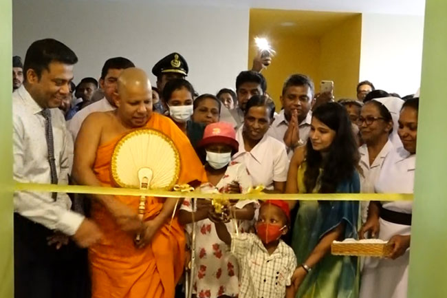 Sri Lankas first govt pediatric bone marrow transplant unit opens at Apeksha Hospital 