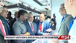 President inaugurates 'FACETS Sri Lanka  2025': International Gem and Jewellery Exhibition (English)