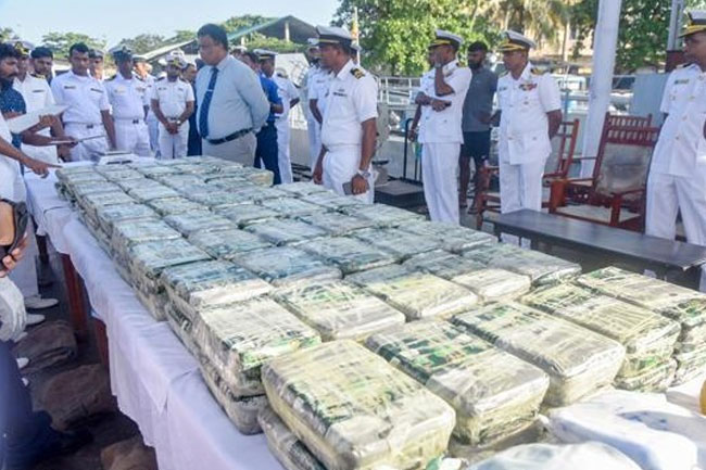 Sri Lanka Navy seized narcotics valued nearly Rs. 3,000M during operations in 2024