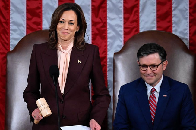 Harris certifies Trumps US election victory