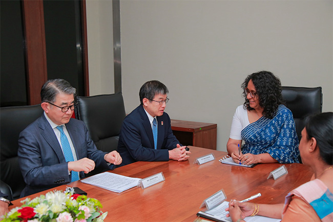 JICA Senior Vice President meets PM Harini to strengthen bilateral cooperation