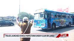 Police continue island-wide traffic operations under 'Clean Sri Lanka' (English)