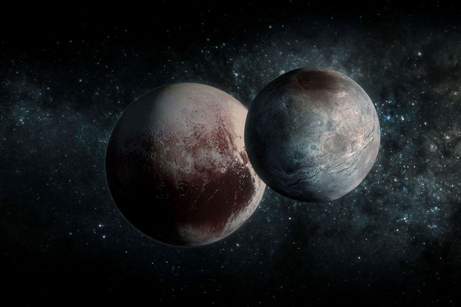 Pluto may have captured its largest moon with a kiss, scientists say