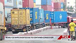 Over 25 ships turned back due to delays in container clearance  Dy. Minister (English)