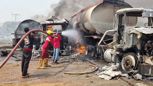 Fuel tanker truck blast kills at least 70 in Nigeria