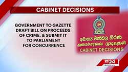 Cabinet greenlights Proceeds of Crime Draft Bill (English)