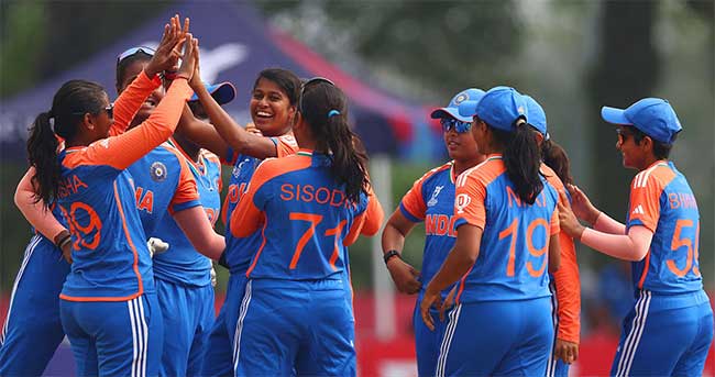 India beat Sri Lanka by 60 runs in U19 Womens T20 World Cup