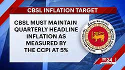 CBSL submits report on reasons for failure to maintain target inflation rates (English)