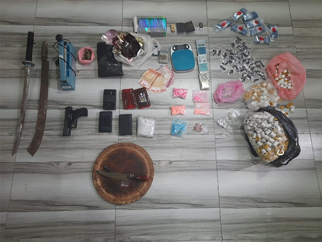 29-Year-old drug dealer arrested with narcotics and weapons in Mt. Lavinia