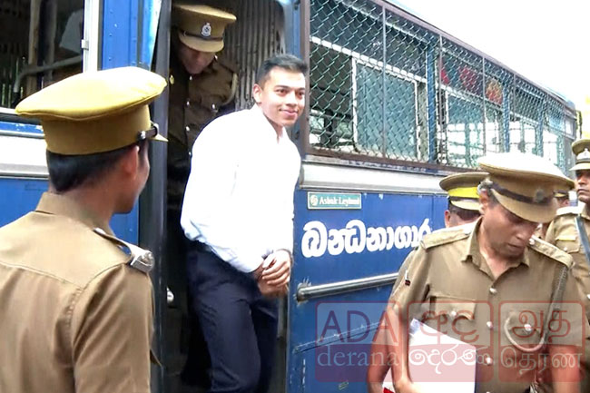 Yoshitha Rajapaksa brought before court