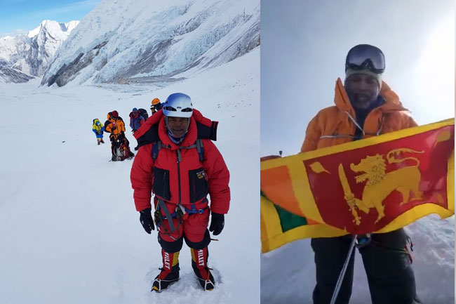 Johann Peries becomes first Sri Lankan to summit Antarcticas highest mountain