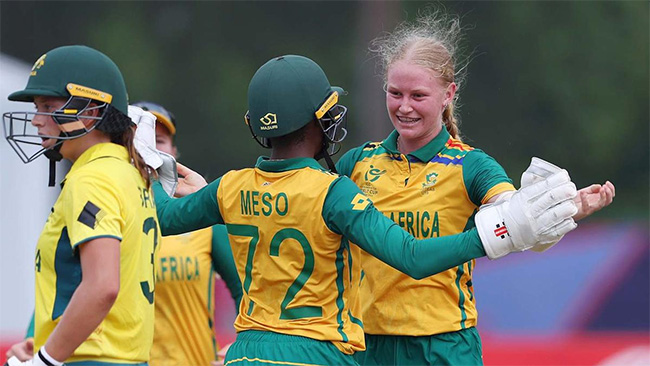 South Africa beats Australia to reach ICC Womens U-19 T20 World Cup final