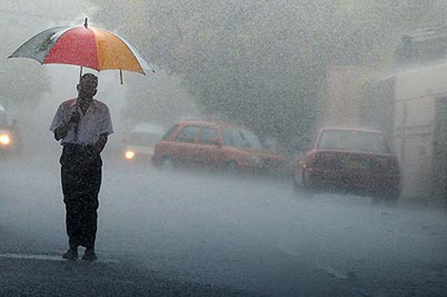 Showers expected in parts of the country