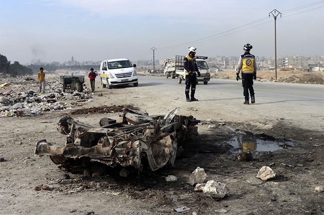 19 killed mostly women in car bomb explosion in northern Syria