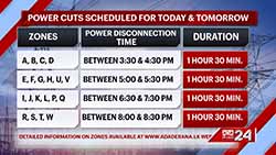 Island-wide power cuts: Here's how to check the schedule (English)