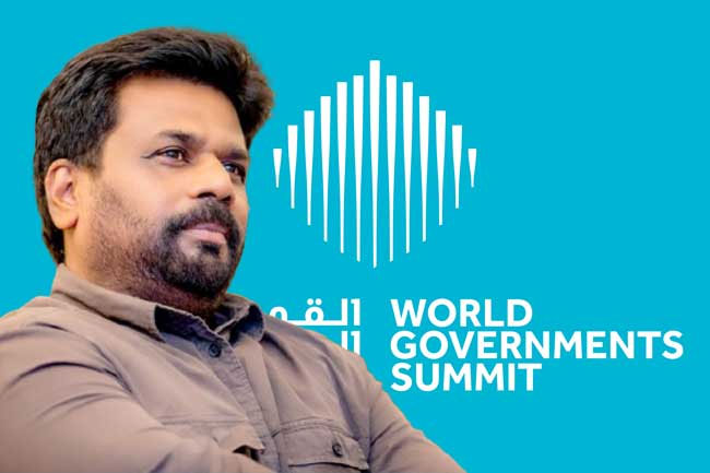 President Dissanayake to address World Governments Summit 2025 today