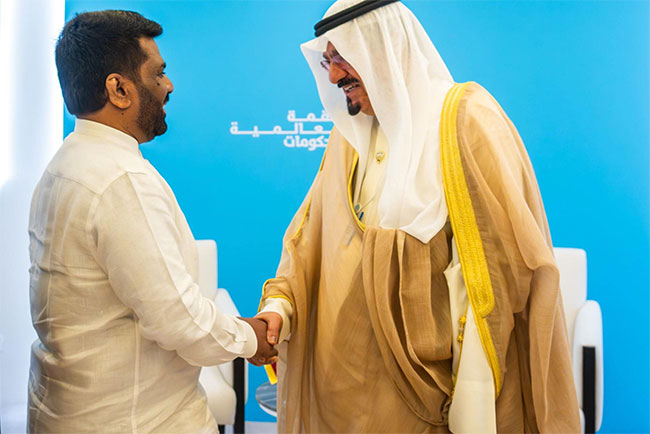 President Dissanayake meets Kuwaiti PM, strengthen trade and investment ties