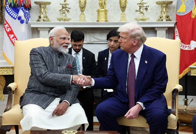 Indias Modi and Trump agree to trade talks to lower tensions