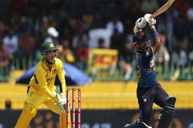 Kusal Mendis gets to his maiden ODI hundred vs Australia