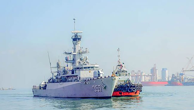 Indonesian Naval Ship arrives in Colombo