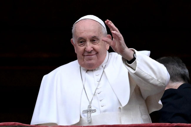 Pope Francis shows slight improvement and resumes some work, while still critical, Vatican says