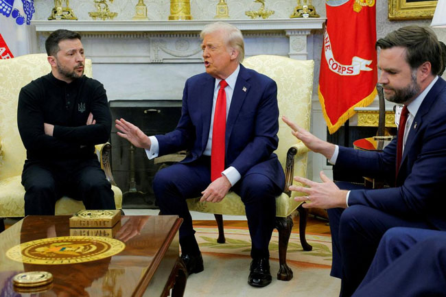 Trump pauses military aid to Ukraine after Oval Office argument with Zelensky