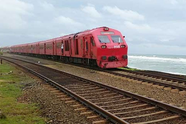 Trains delayed on coastal line