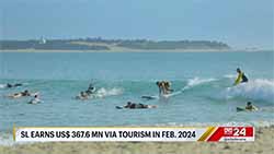 Sri Lanka's tourism earnings increase to USD$ 367.6 million in February 2025 (English)