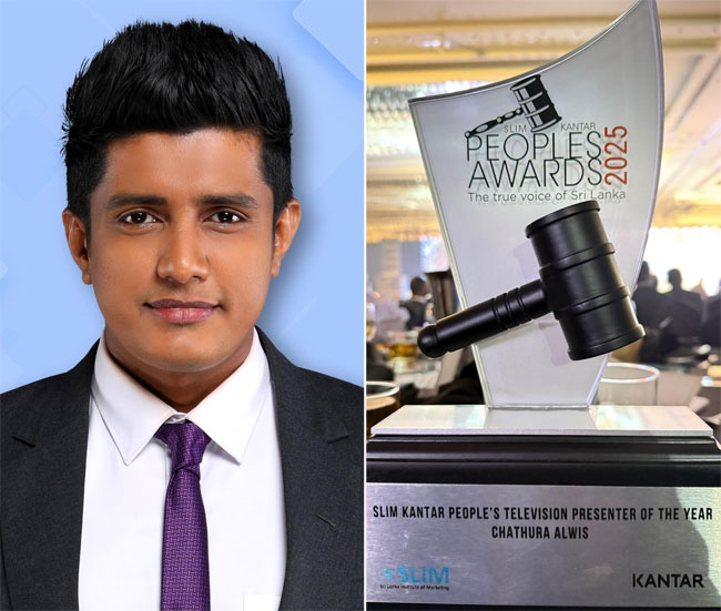 Chatura Alwis wins Peoples TV Presenter of the Year Award for 8th consecutive year