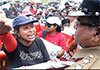 Tense situation during protest near Parliament Roundabout