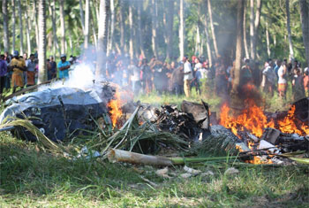 SLAF training aircraft crashes