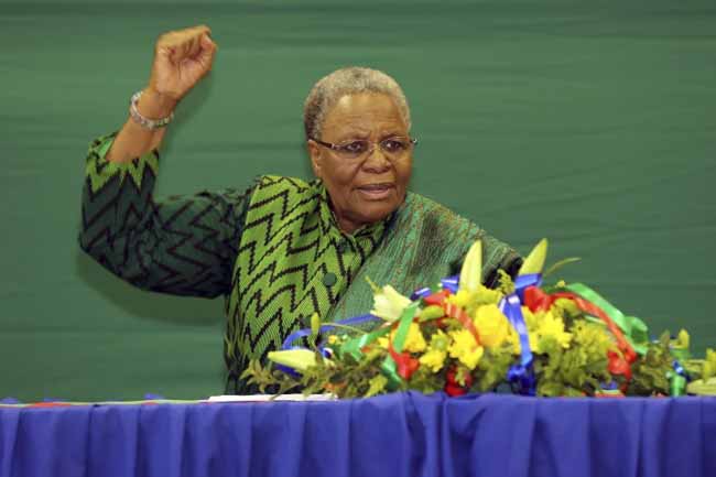 Netumbo Nandi-Ndaitwah is sworn in as Namibias first female leader